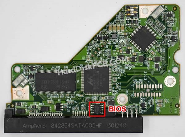 Étapes pour échanger la puce BIOS sur 2060-771702-001 PCB du disque dur WD