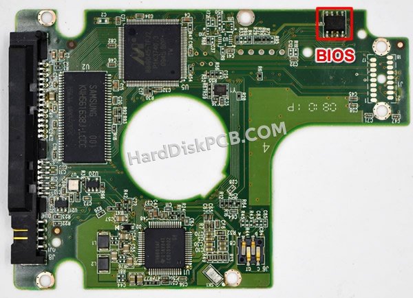 Étapes pour échanger la puce BIOS sur 2060-771714-000 PCB du disque dur WD