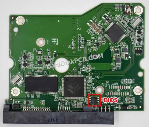 Étapes pour échanger la puce BIOS sur 2060-771716-001 PCB du disque dur WD