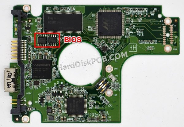 Étapes pour échanger la puce BIOS sur 2060-771737-000 PCB du disque dur WD