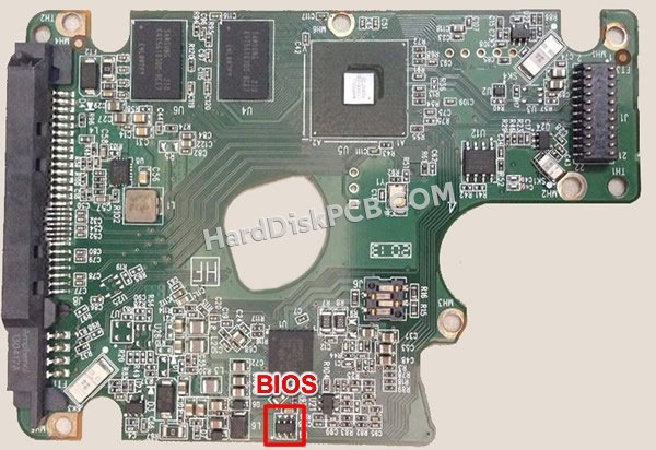 Étapes pour échanger la puce BIOS sur 2060-771770-004 PCB du disque dur WD