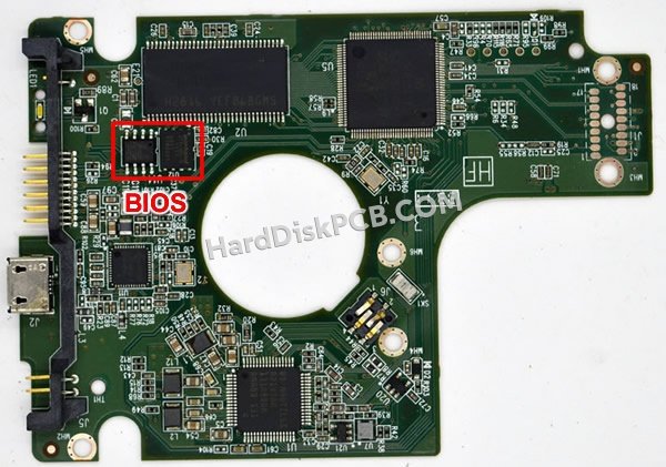 Étapes pour échanger la puce BIOS sur 2060-771817-001 PCB du disque dur WD