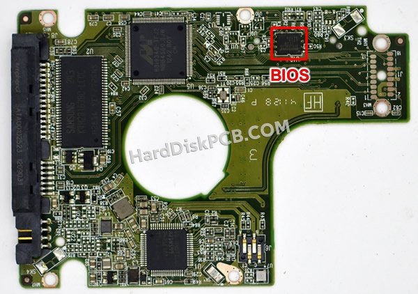 Étapes pour échanger la puce BIOS sur 2060-771823-000 PCB du disque dur WD