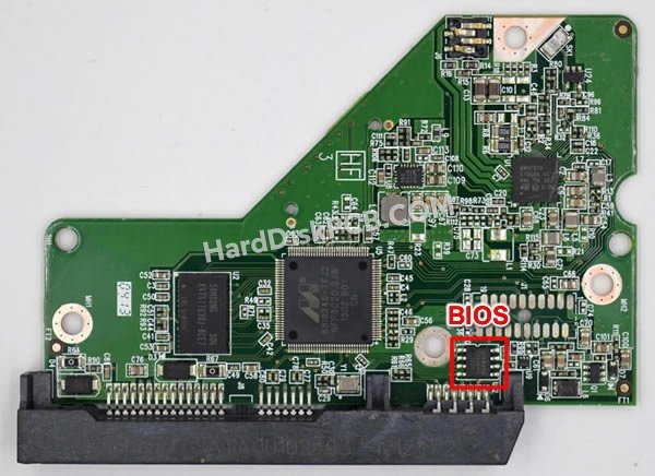 Étapes pour échanger la puce BIOS sur 2060-771824-003 PCB du disque dur WD