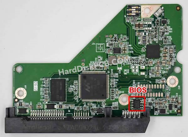 Étapes pour échanger la puce BIOS sur 2060-771824-008 PCB du disque dur WD