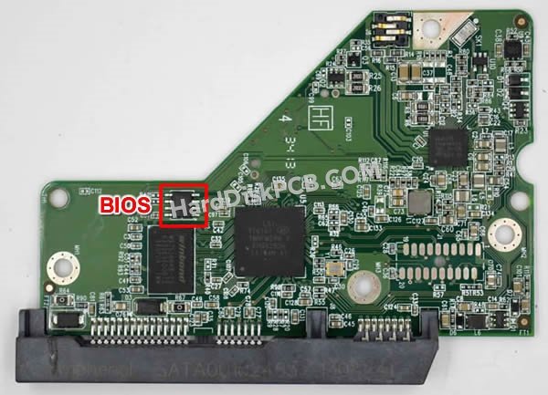 Étapes pour échanger la puce BIOS sur 2060-771829-003 PCB du disque dur WD