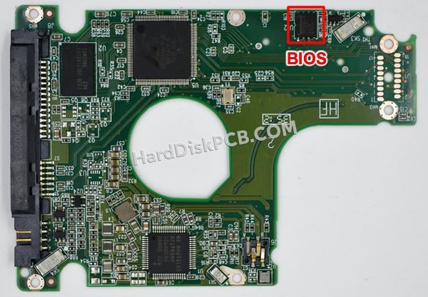 Étapes pour échanger la puce BIOS sur 2060-771852-001 PCB du disque dur WD
