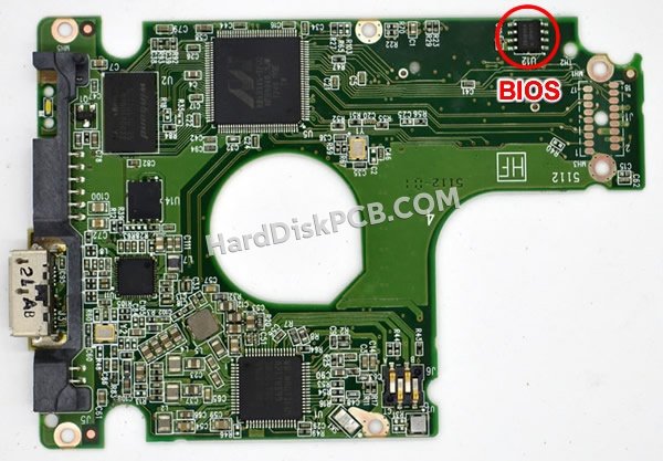 Étapes pour échanger la puce BIOS sur 2060-771859-000 PCB du disque dur WD