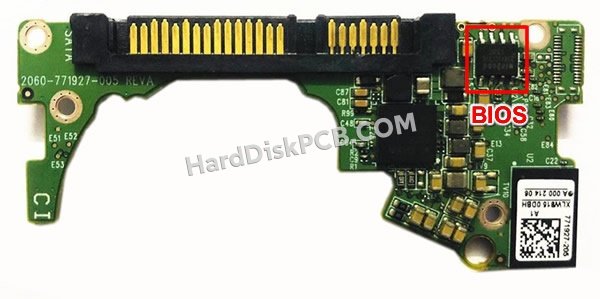 Étapes pour échanger la puce BIOS sur 2060-771927-005 PCB du disque dur WD