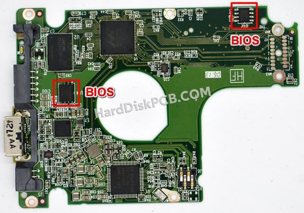Étapes pour échanger la puce BIOS sur 2060-771949-000 PCB du disque dur WD