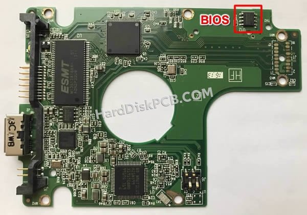 Étapes pour échanger la puce BIOS sur 2060-771961-000 PCB du disque dur WD