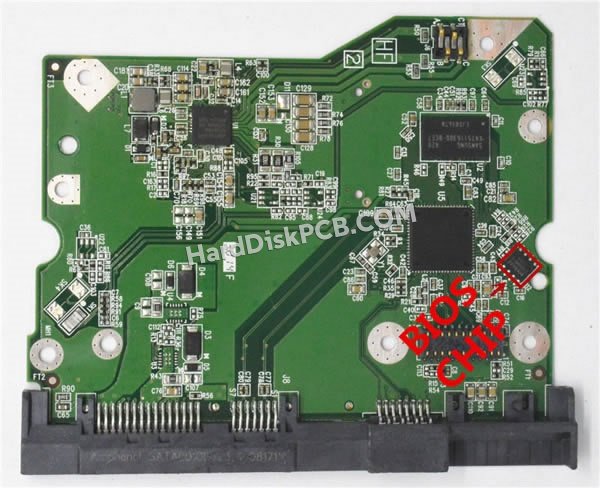 Étapes pour échanger la puce BIOS sur 2060-800001-000 PCB du disque dur WD