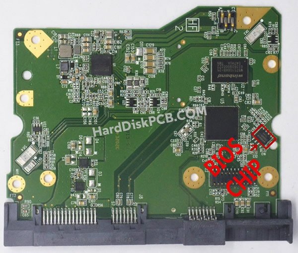 Étapes pour échanger la puce BIOS sur 2060-800001-004 PCB du disque dur WD