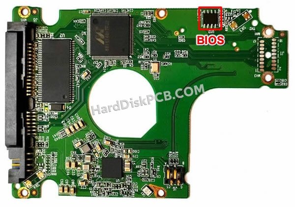 Étapes pour échanger la puce BIOS sur 2060-800025-001 PCB du disque dur WD