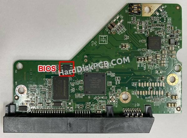 Étapes pour échanger la puce BIOS sur 2060-800039-001 PCB du disque dur WD