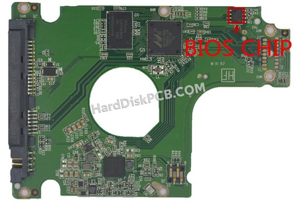 Étapes pour échanger la puce BIOS sur 2060-800052-000 PCB du disque dur WD