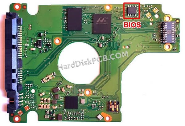Étapes pour échanger la puce BIOS sur 2060-800066-004 PCB du disque dur WD