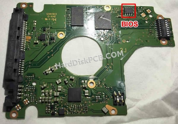 Étapes pour échanger la puce BIOS sur 2060-800066-006 PCB du disque dur WD