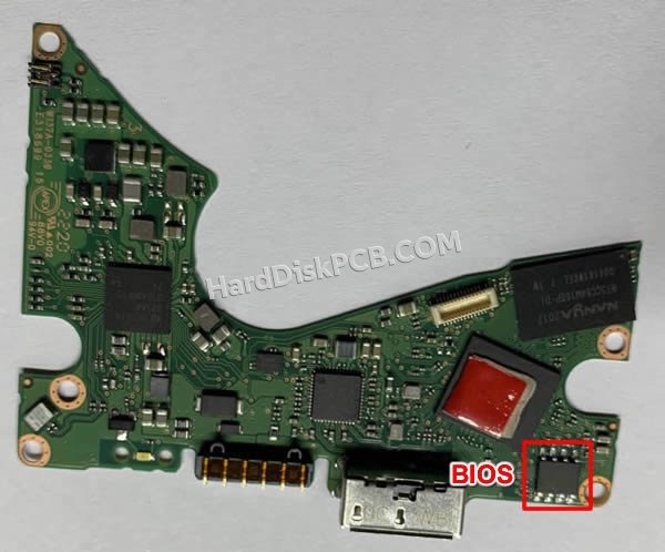 Étapes pour échanger la puce BIOS sur 2060-810035-000 PCB du disque dur WD