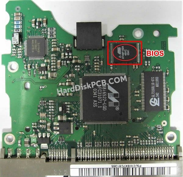 Étapes pour échanger la puce BIOS sur BF41-00068A PCB du disque dur Samsung