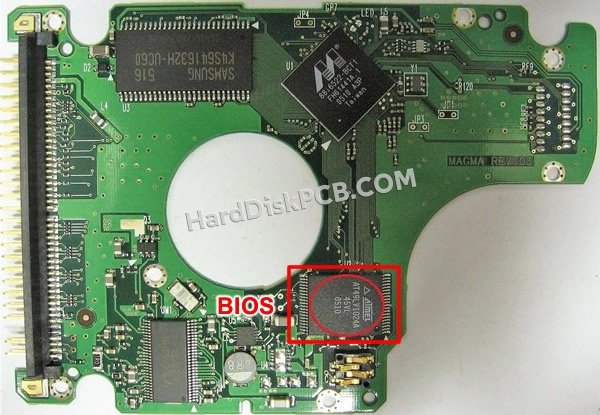 Étapes pour échanger la puce BIOS sur BF41-00075A PCB du disque dur Samsung