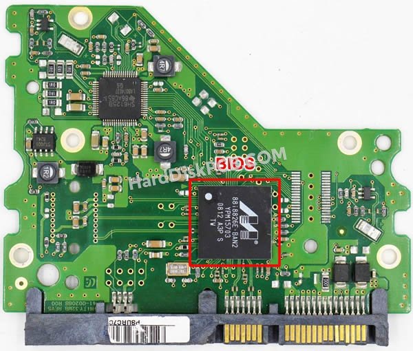 Étapes pour échanger la puce BIOS sur BF41-00206B PCB du disque dur Samsung