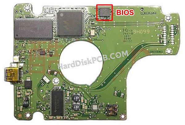 Étapes pour échanger la puce BIOS sur BF41-00311A PCB du disque dur Samsung