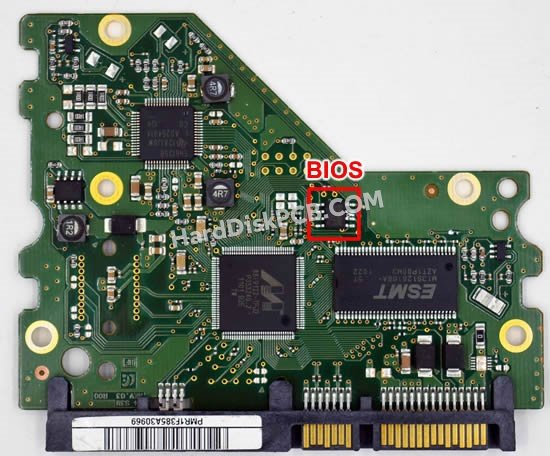 Étapes pour échanger la puce BIOS sur BF41-00324A PCB du disque dur Samsung