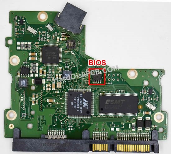 Étapes pour échanger la puce BIOS sur BF41-00330A PCB du disque dur Samsung