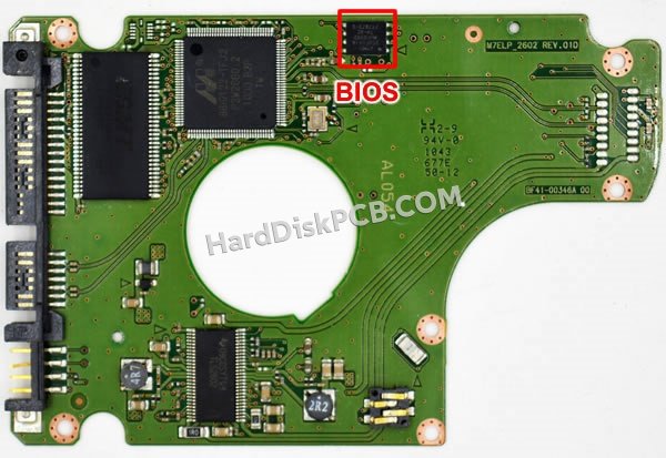 Étapes pour échanger la puce BIOS sur BF41-00346A PCB du disque dur Samsung