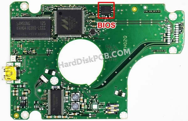 Étapes pour échanger la puce BIOS sur BF41-00357A PCB du disque dur Samsung
