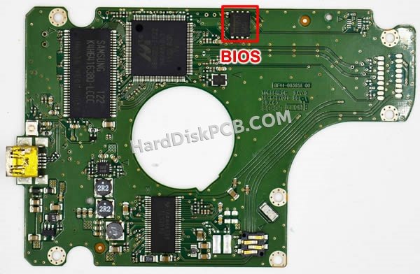 Étapes pour échanger la puce BIOS sur BF41-00365A PCB du disque dur Samsung