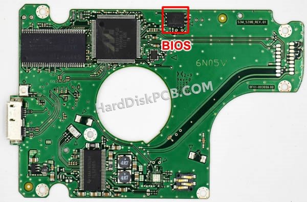 Étapes pour échanger la puce BIOS sur BF41-00369A PCB du disque dur Samsung