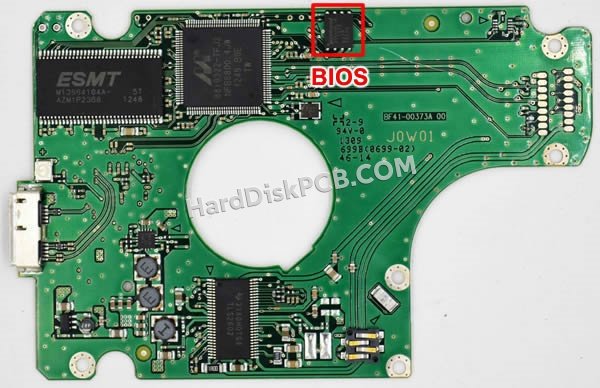 Étapes pour échanger la puce BIOS sur BF41-00373A PCB du disque dur Samsung
