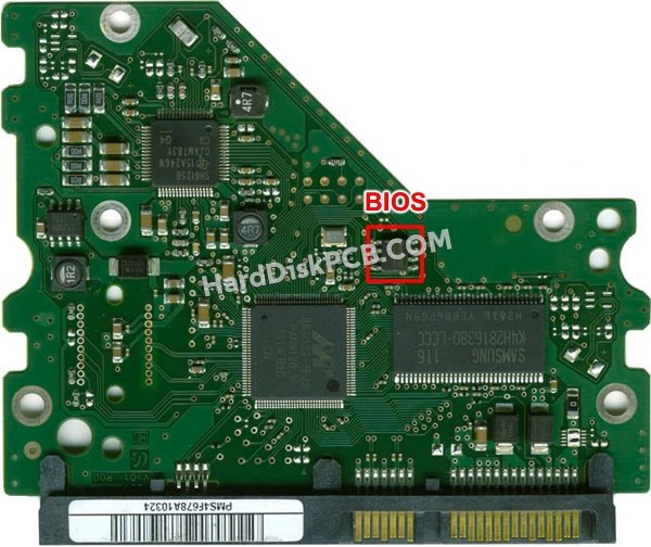 Étapes pour échanger la puce BIOS sur BF41-00377A PCB du disque dur Samsung