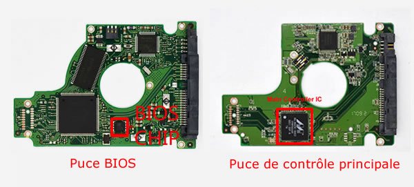 puce bios pcb disque dur