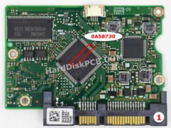 0A58730 Carte Contrôleur PCB Disque Dur Hitachi