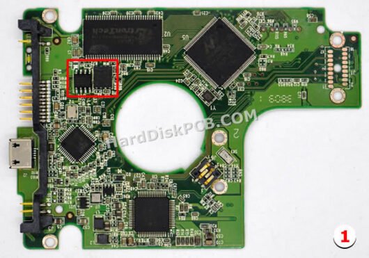 2060-701675-004 Carte Contrôleur PCB Disque Dur WD