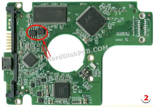 2060-701675-004 Carte Contrôleur PCB Disque Dur WD – Image 2