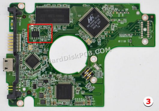 2060-701675-004 Carte Contrôleur PCB Disque Dur WD – Image 3