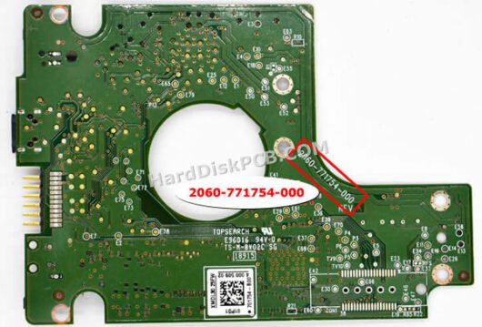 2060-771754-000 Carte Contrôleur PCB Disque Dur WD – Image 2