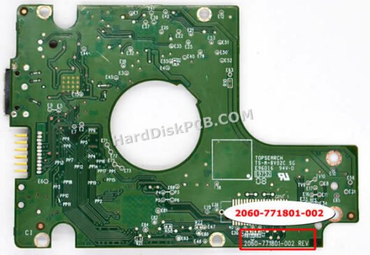 2060-771801-002 Carte Contrôleur PCB Disque Dur WD – Image 2