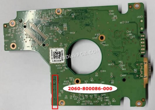 2060-800086-000 Carte Contrôleur PCB Disque Dur WD – Image 2