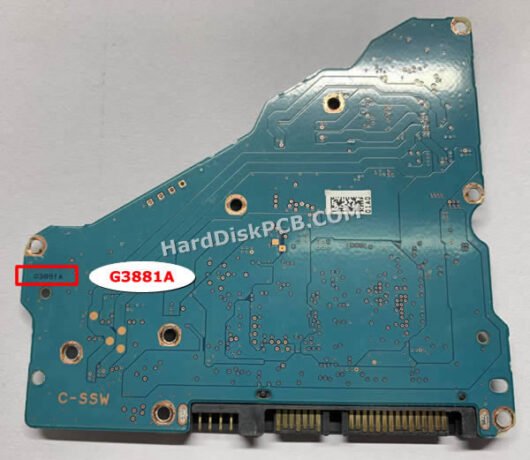 G3881A Carte Contrôleur PCB Disque Dur Toshiba – Image 2